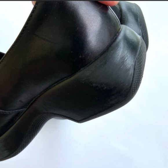 Vintage Dansko y2k 90s clogs shoes 37/6.5/7 black textured mule clog funky boho - Picture 10 of 12